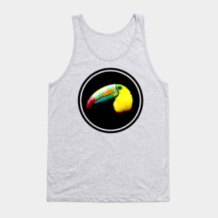 Parrot head badge Tank Top